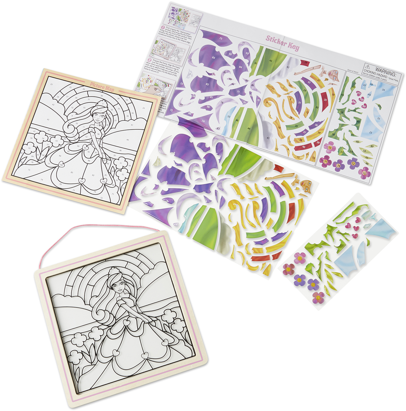 Wholesale Melissa & Doug Stained Glass Made Easy - Princess(48x$7.94)