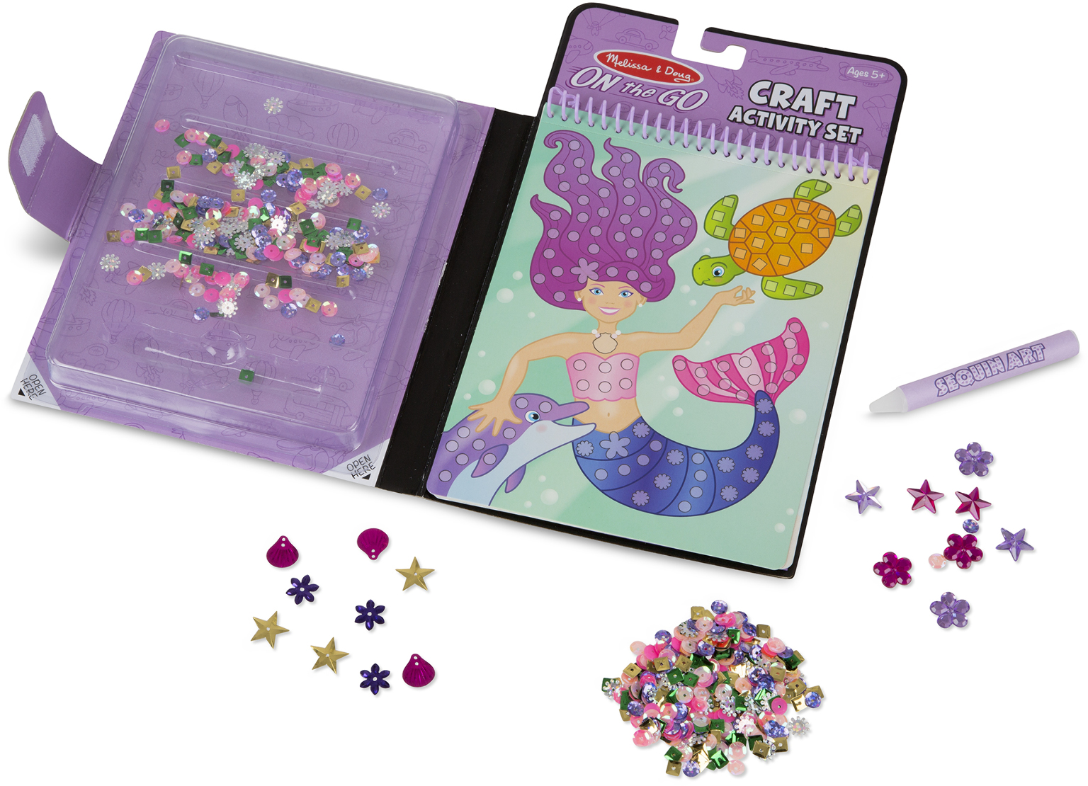 Melissa & Doug On-the-Go Crafts - Sequin Art - Mermaids(48x$5.51)