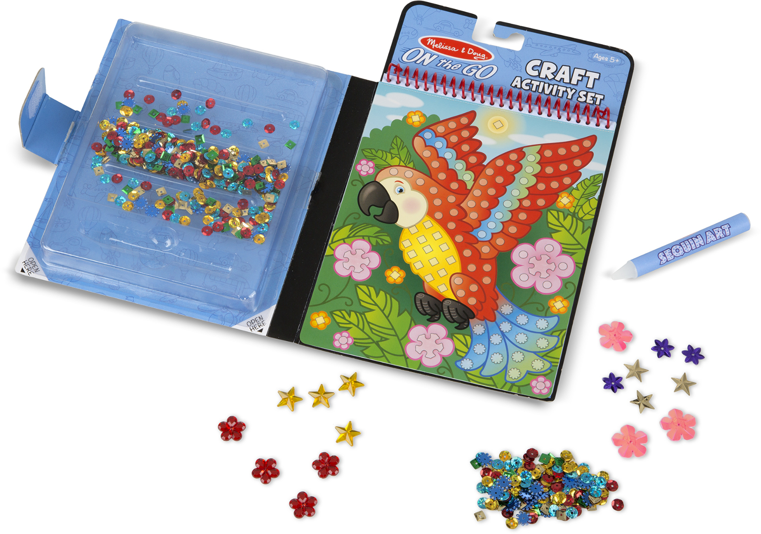 Melissa & Doug On-the-Go Crafts - Sequin Art - Animals(48x$5.51)