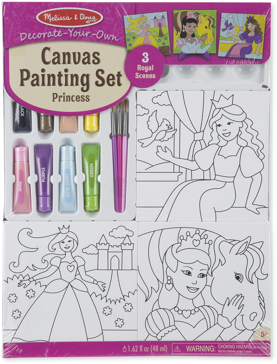 Wholesale Melissa & Doug Canvas Painting Set - Princess(12x$11.85)