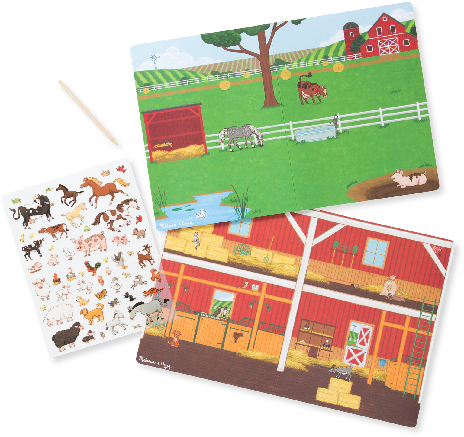 Melissa & Doug All Transfer Sticker Set - Around the Farm(20x$4.03)