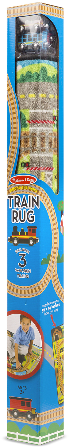 Wholesale Melissa & Doug Round the Rails Train Rug(6x$23.75)