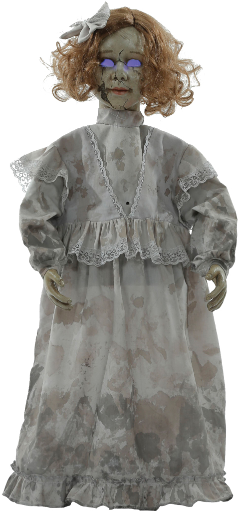 Halloween Prop: Cracked Victorian Doll Prop