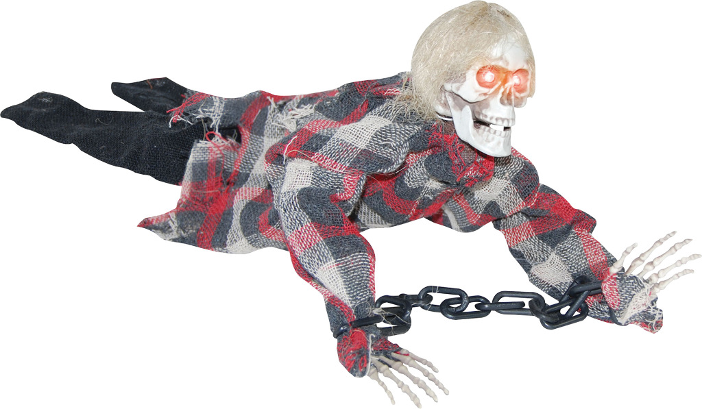 Halloween Prop: Animated Reaper In Chains 18"
