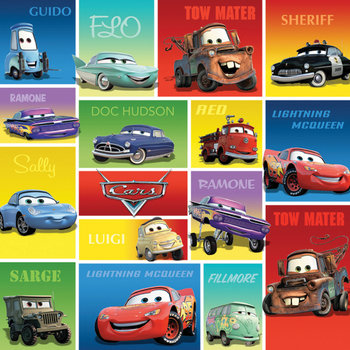 disney cars scrapbook paper