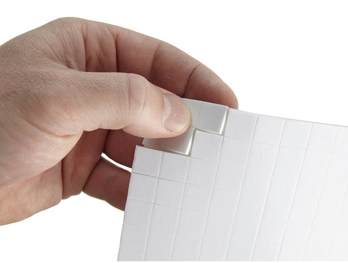 X-Press It Foam Mounting Squares .5"X.5" 144 / Pkg-White(4x$5.74)