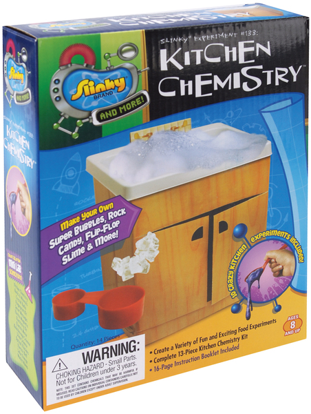 Slinky Science Kit - Kitchen Chemistry Mini Lab By Scientific Explorer | 7" x 2.5" x 9"