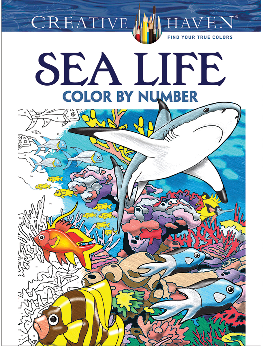 Wholesale Dover Publications-Creative Haven: Sea Life(2x$11.19)
