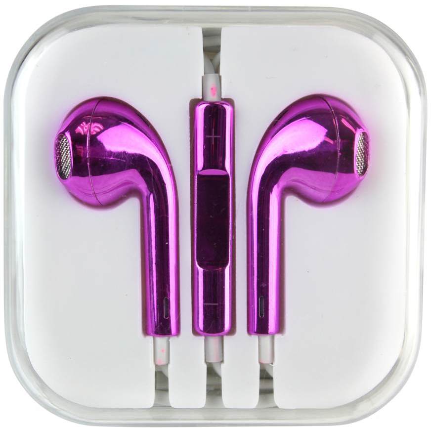 Wholesale Metallic Pink Earphones (SKU 1935231) DollarDays