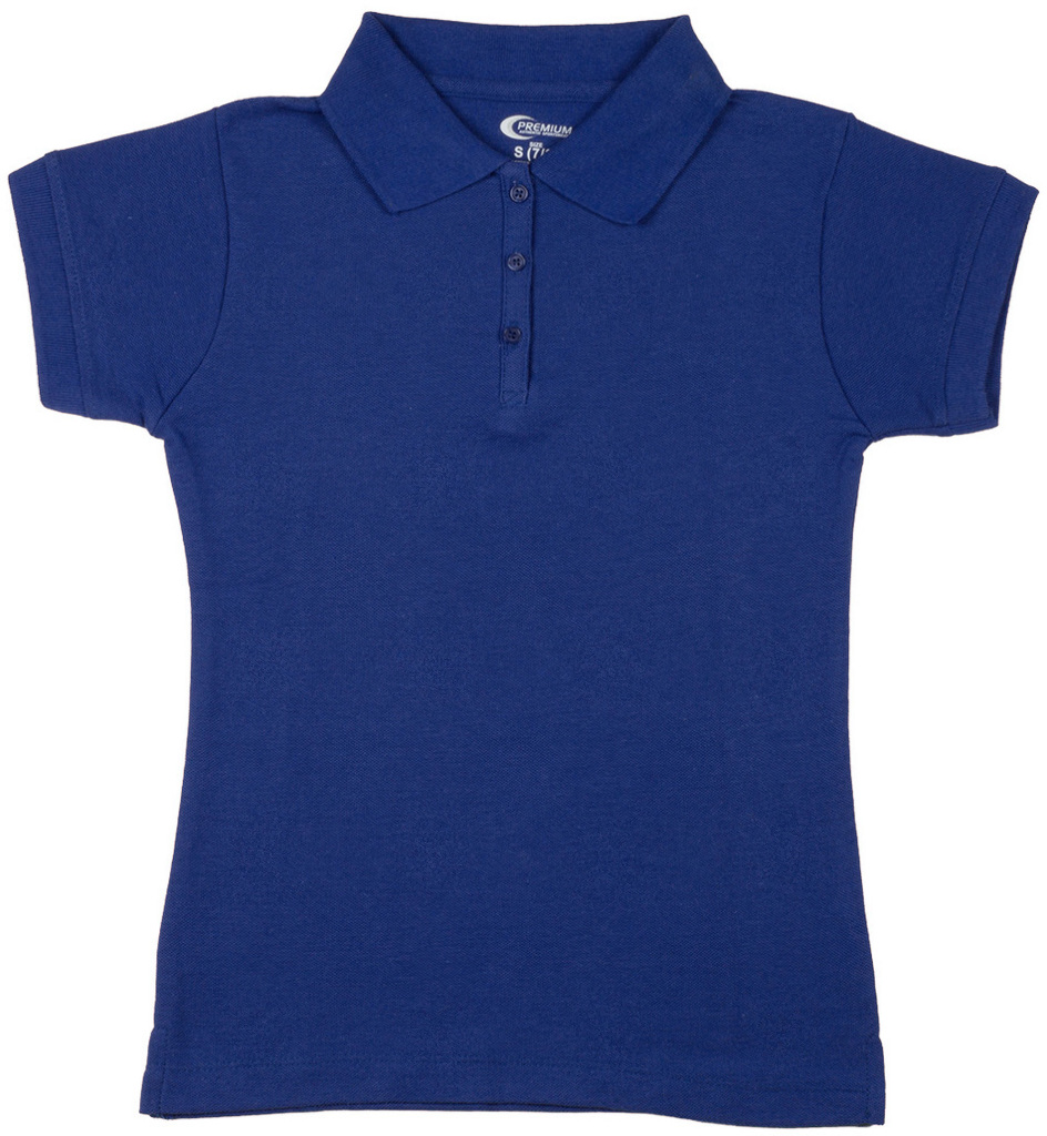 Wholesale Premium White Girls' Polo Shirts - Size 3/4 (XXS) (SKU ...