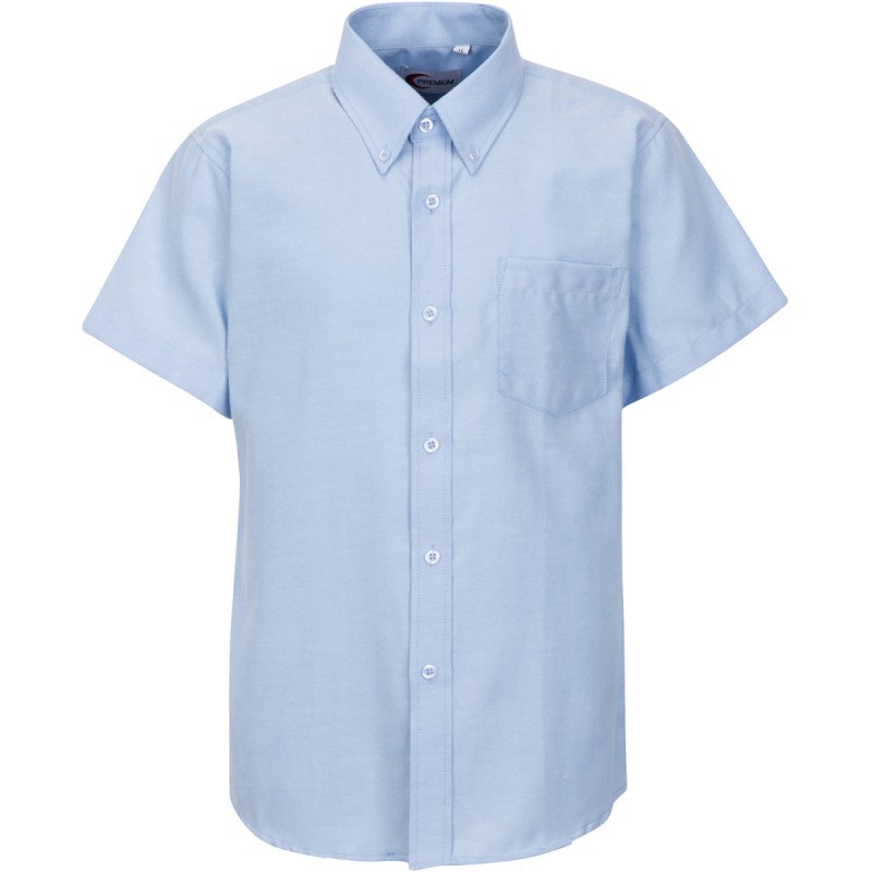 Wholesale Boys' Oxford Shirts - Blue - XS (5/6) | DollarDays