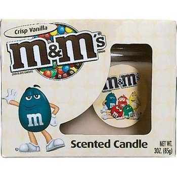 Candle m&m's crisp vanilla 8/3oz (047223442460)