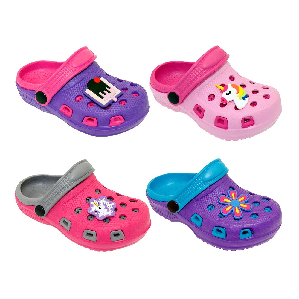 Wholesale Toddler's Summer Fun Clogs - Pink | DollarDays