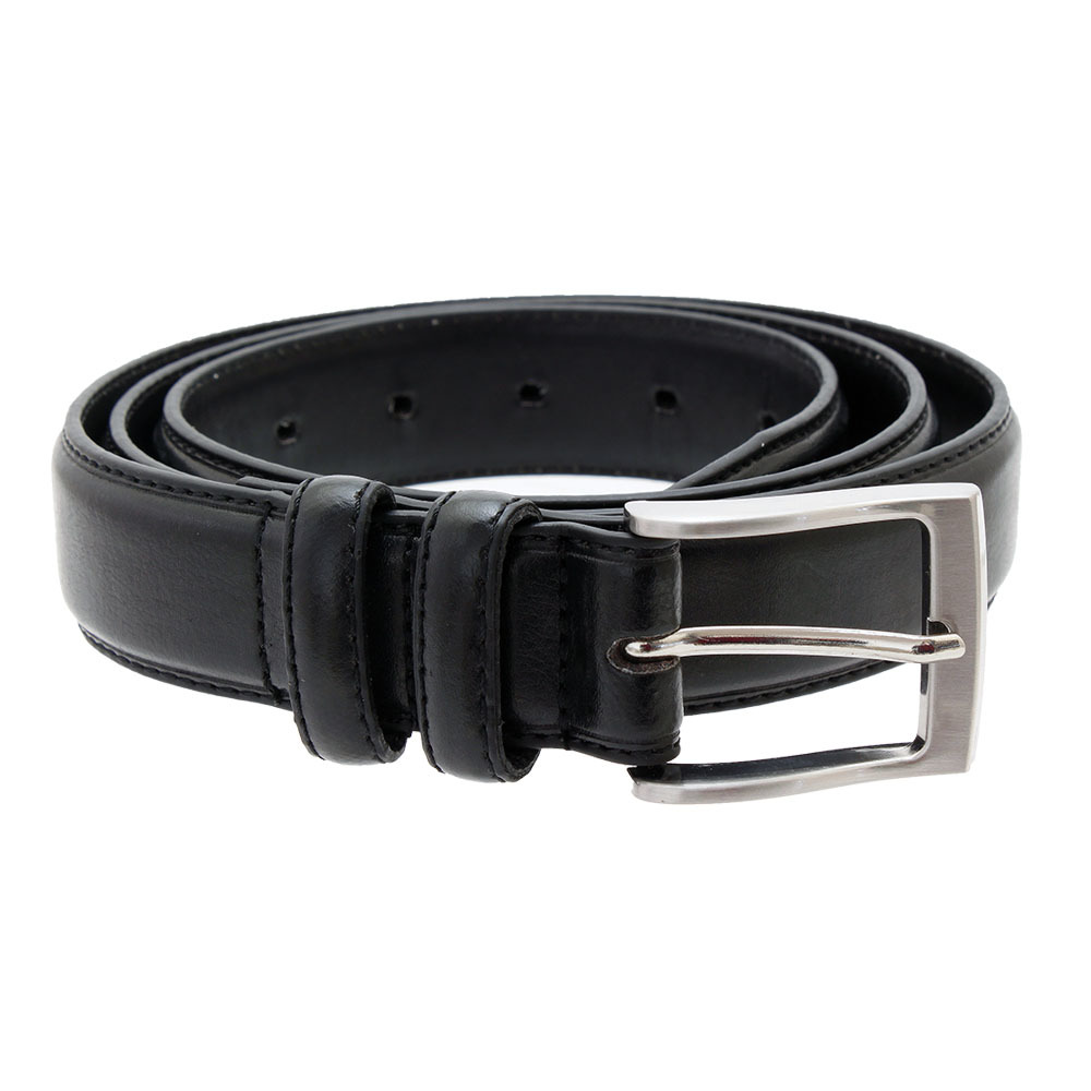 Wholesale Men's Genuine Leather Belt - Black | DollarDays