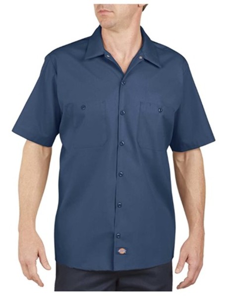 Wholesale Dickie's Men's Button Up Work Shirt | DollarDays