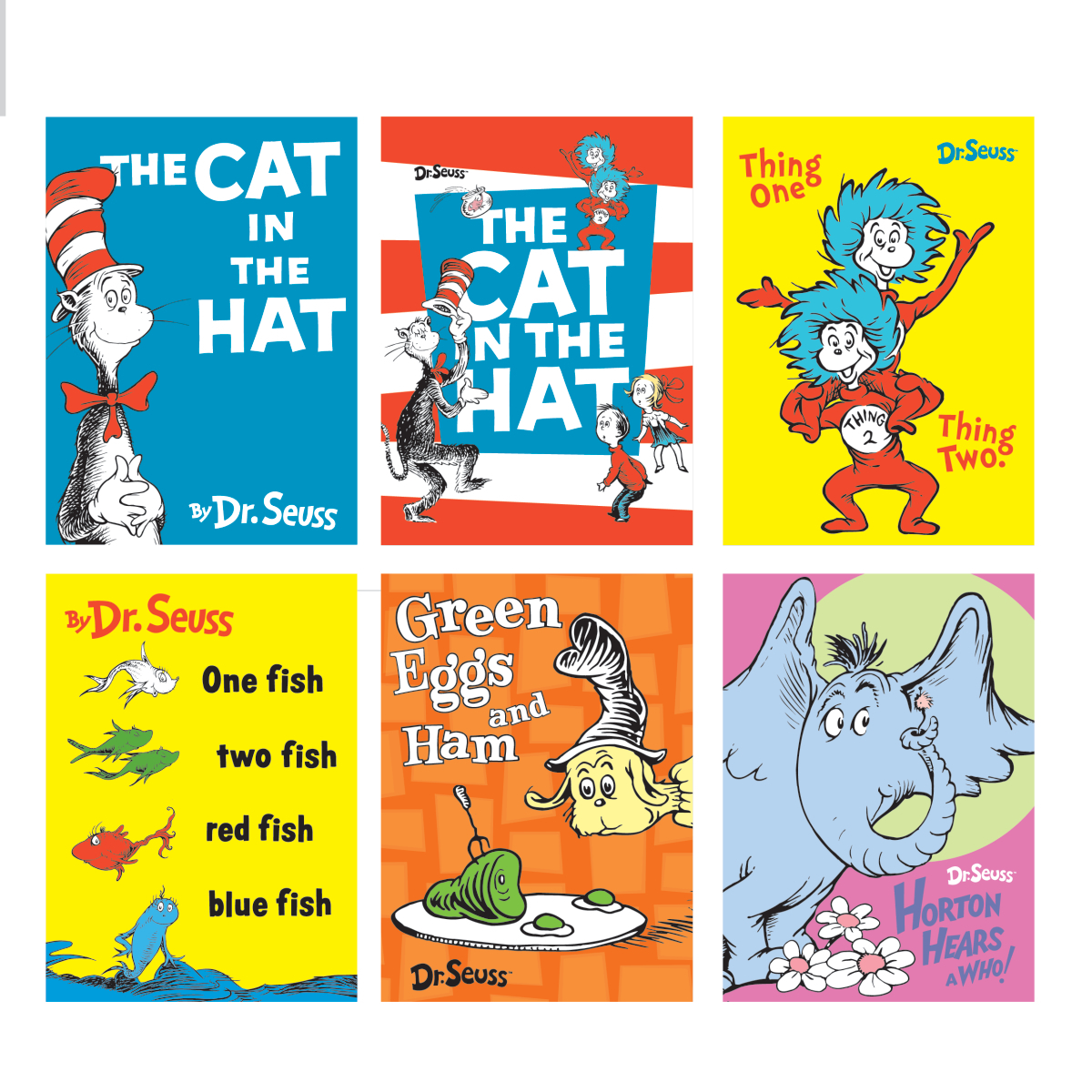 Dr. Seuss Memo Pad - Book Style Binding, 20 Unlined Sheets