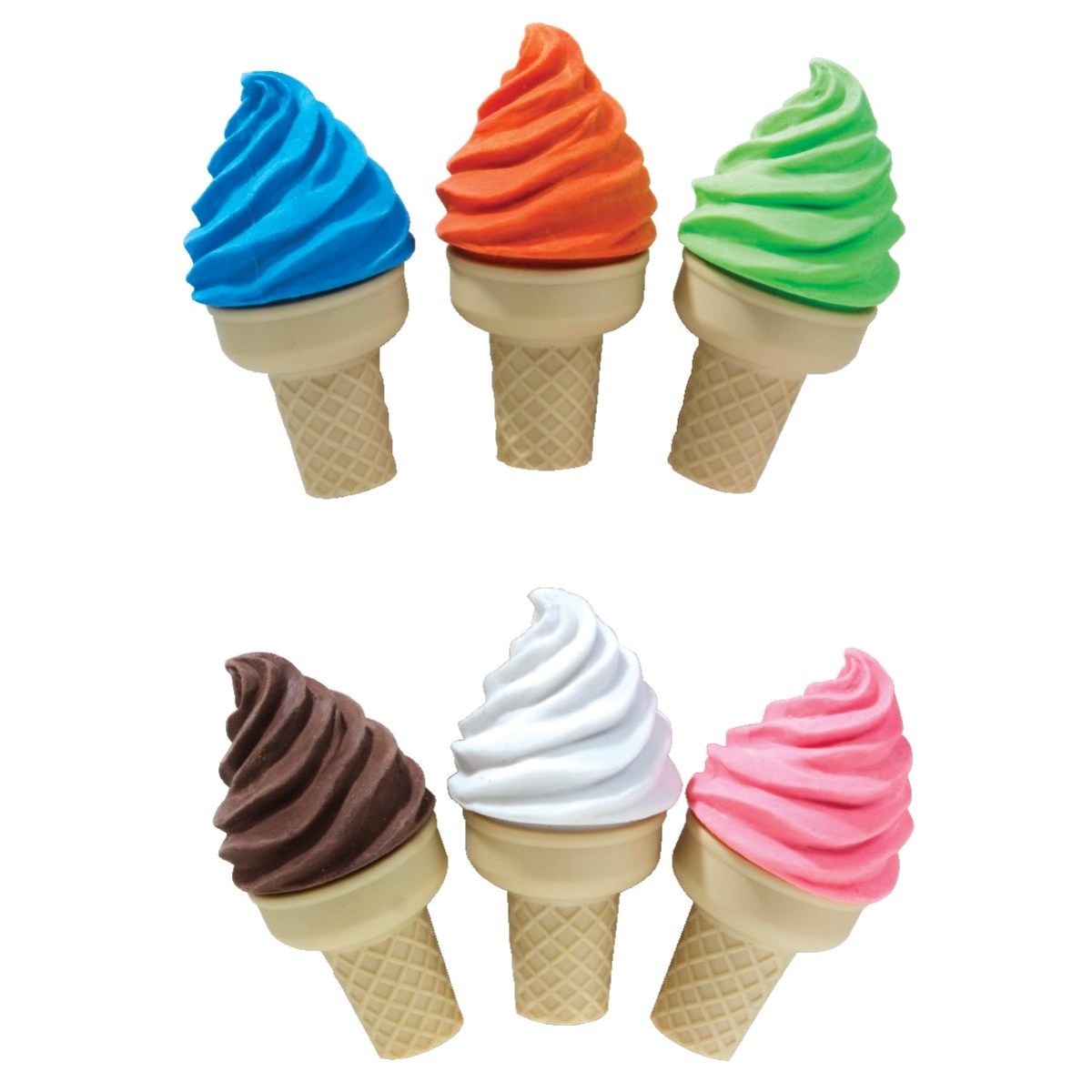 Wholesale Ice Cream Shoppe Scented Sharpener and Eraser(24x$1.01)