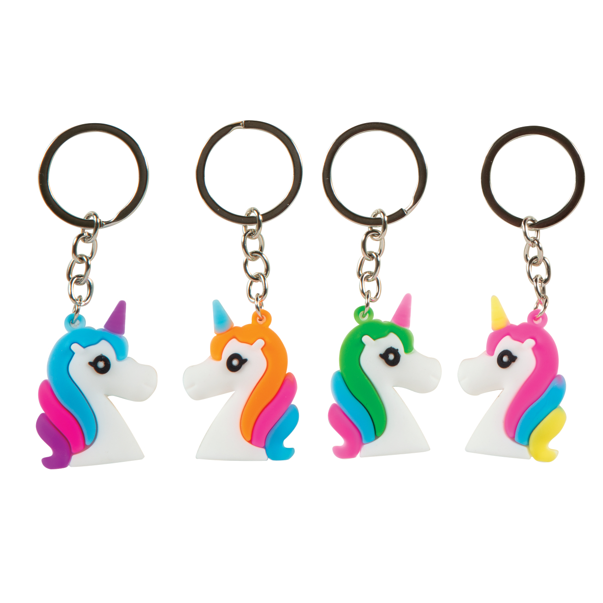 Wholesale Unicorn Head 3D Keychain | DollarDays