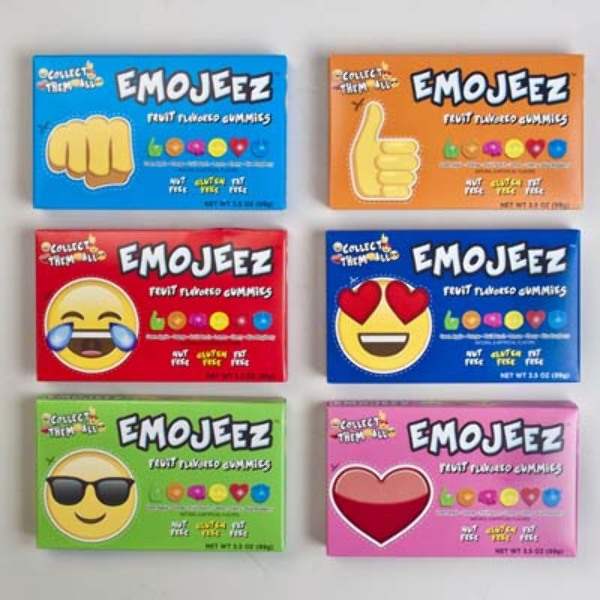 Wholesale Gummi Emojeez Fruit Flavor - 6 Assorted(96x$1.19)