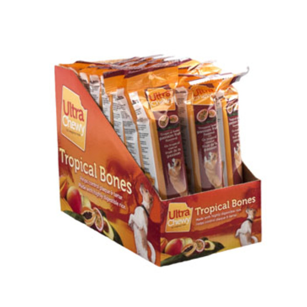 Wholesale Passion Fruit Chewy Dog Bone(24x$1.29)