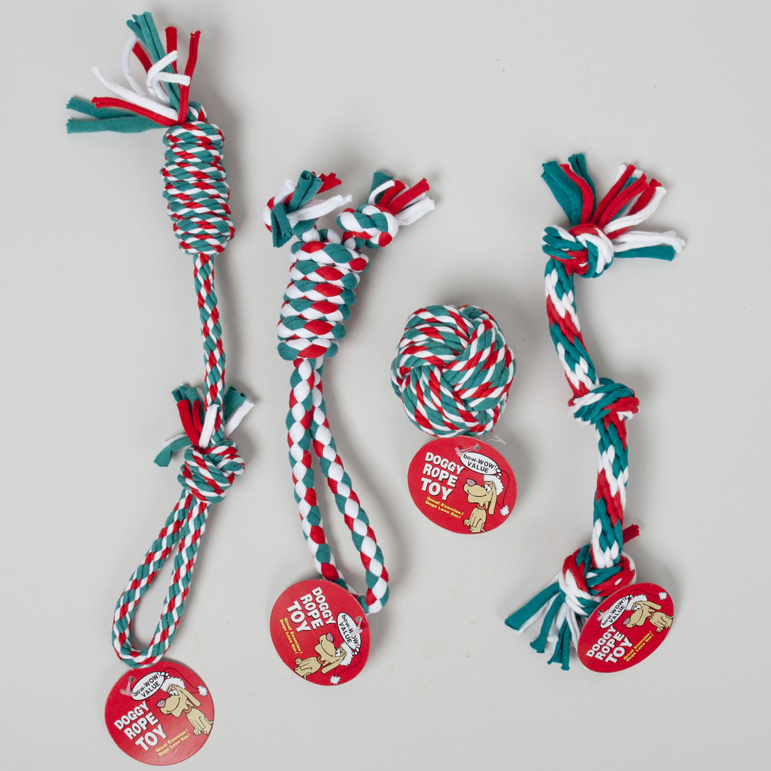 Wholesale Christmas Dog Toy Rope Chews | DollarDays