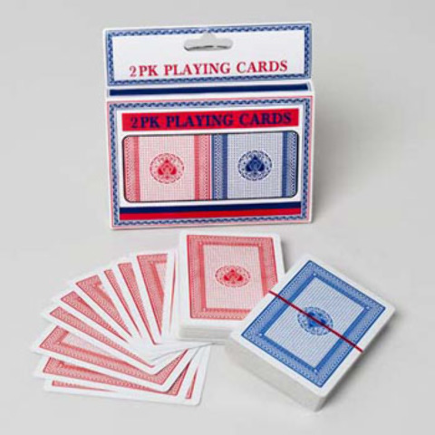 Wholesale 2 Pack of Large Print Playing Cards(72x$1.12)