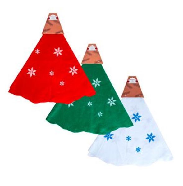 2319532 Felt Tree Skirts - Assorted, 41 case of 24