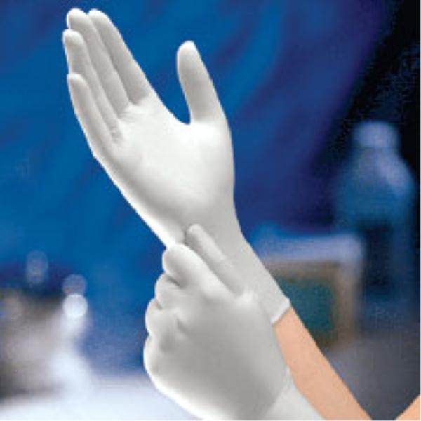 Dynarex 2338 Large Safe-Touch Latex Exam Glove Powder Free - 10/100/Case