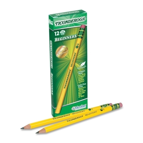 Dixon Ticonderoga Company Beginner's Pencil, No. 2, With Eras(5x$6.12)