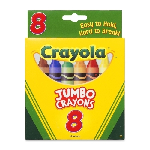 So Big Crayons, Extra Large, Assorted Colors, Box Of 8 Crayons