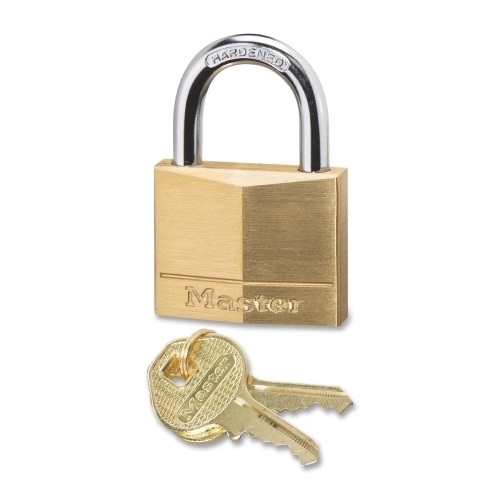Master Lock Company Solid Padlock, Corrosion Protection, Bras(4x$7.30)