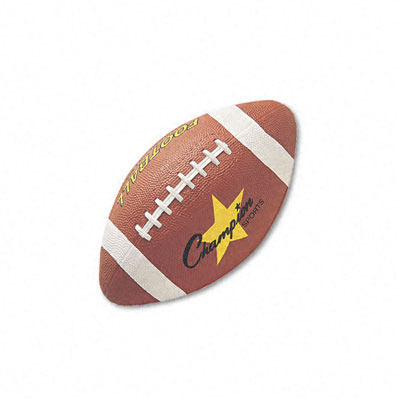 Champion Sports Junior Size Rubber Football By Educators Resource