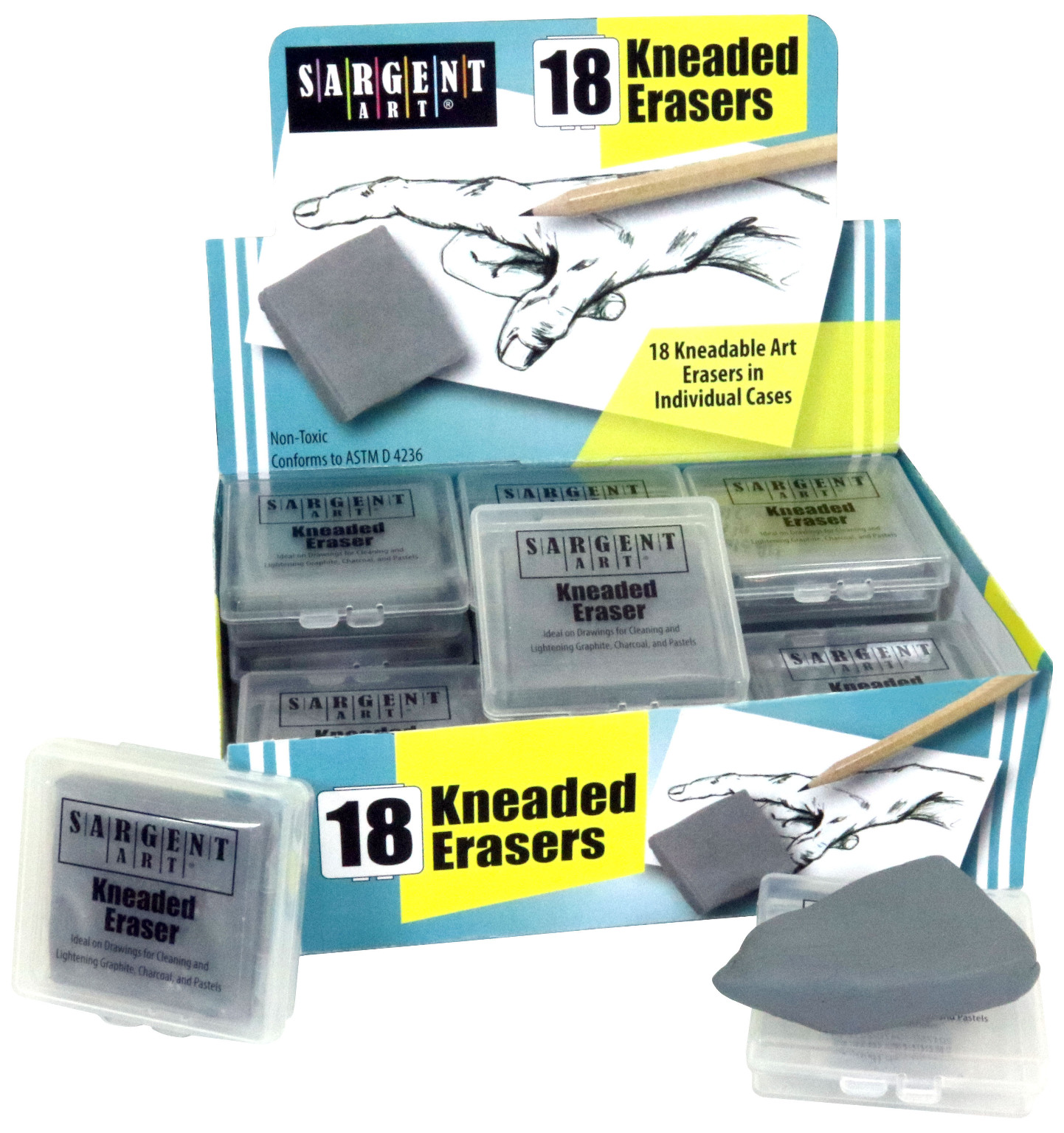 Wholesale Sargent Art Kneadable Eraser - 20 Count, 18 Piece