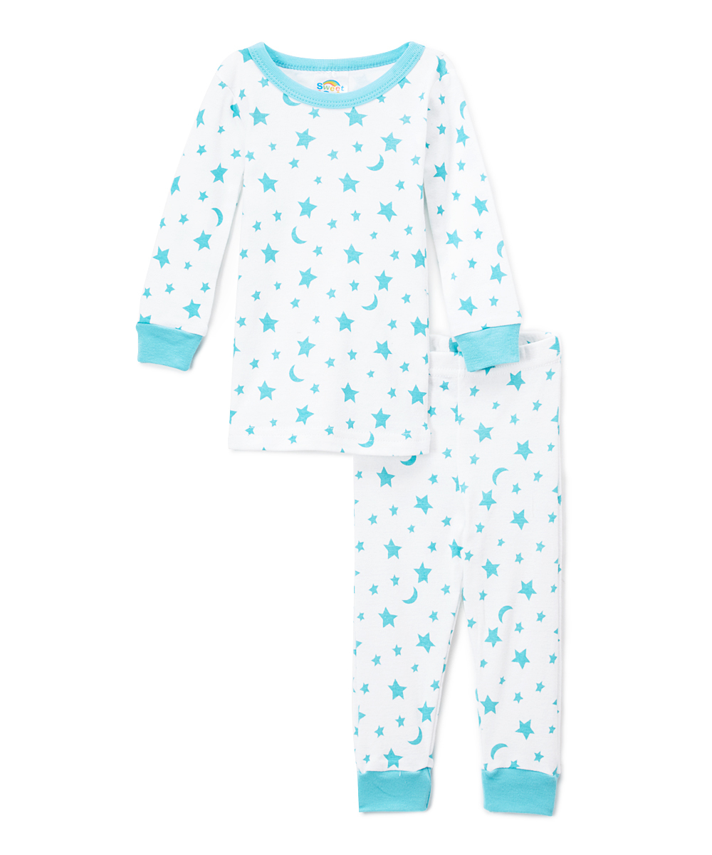 Wholesale Toddler Snug-Fit Long Sleeve Pajamas - Stars Moons (SKU ...