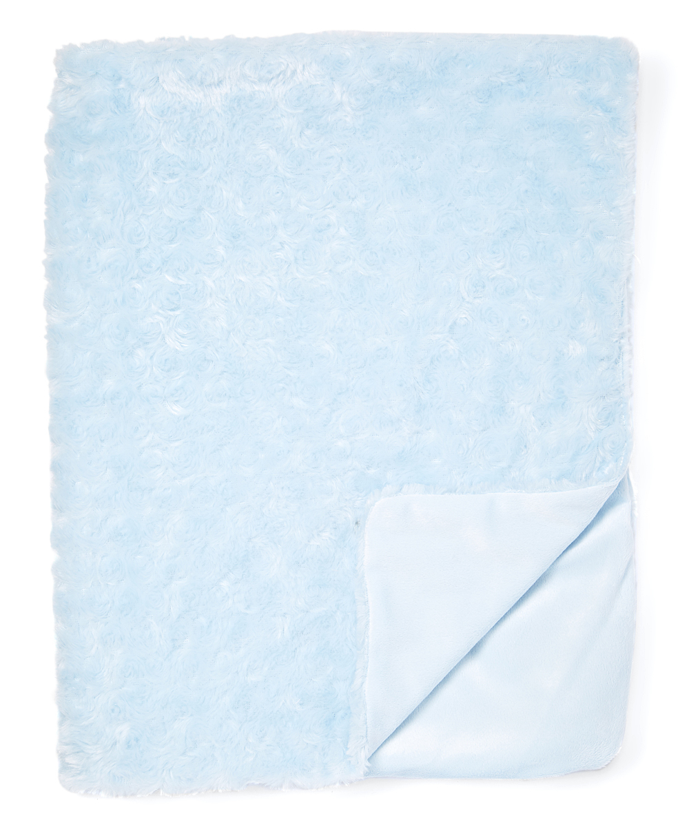 Wholesale Fleece Baby Blankets - Light Blue, Double Layer | DollarDays