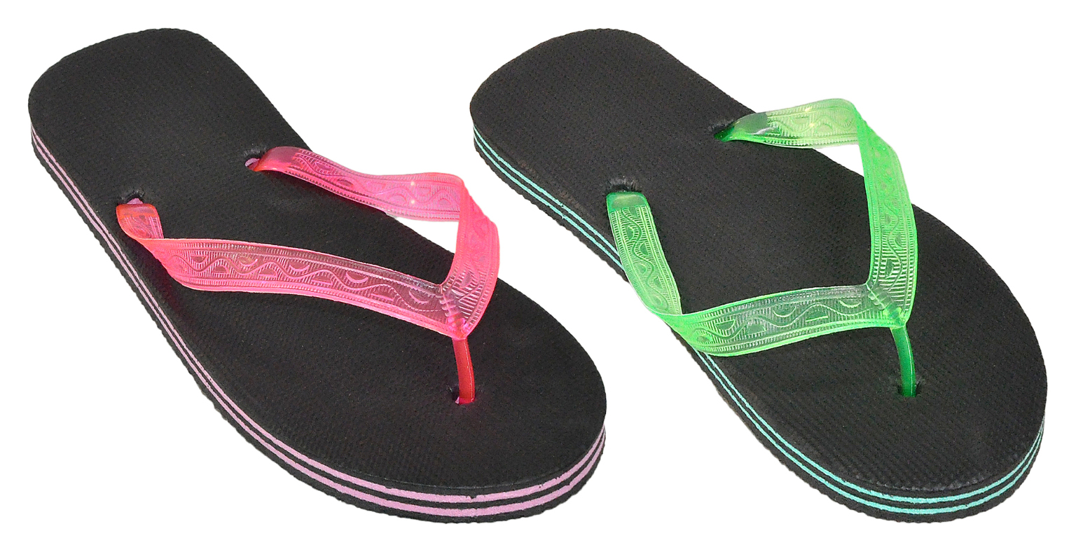 Wholesale Neon Unisex Flip Flops (SKU 2331136) DollarDays