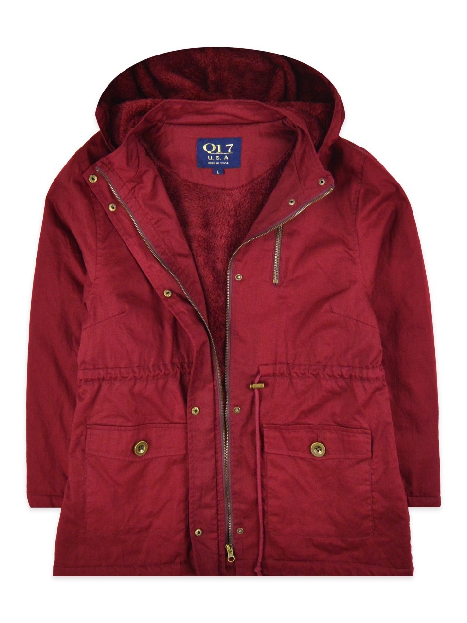Wholesale Women's Anorak Jacket with Sherpa Lining