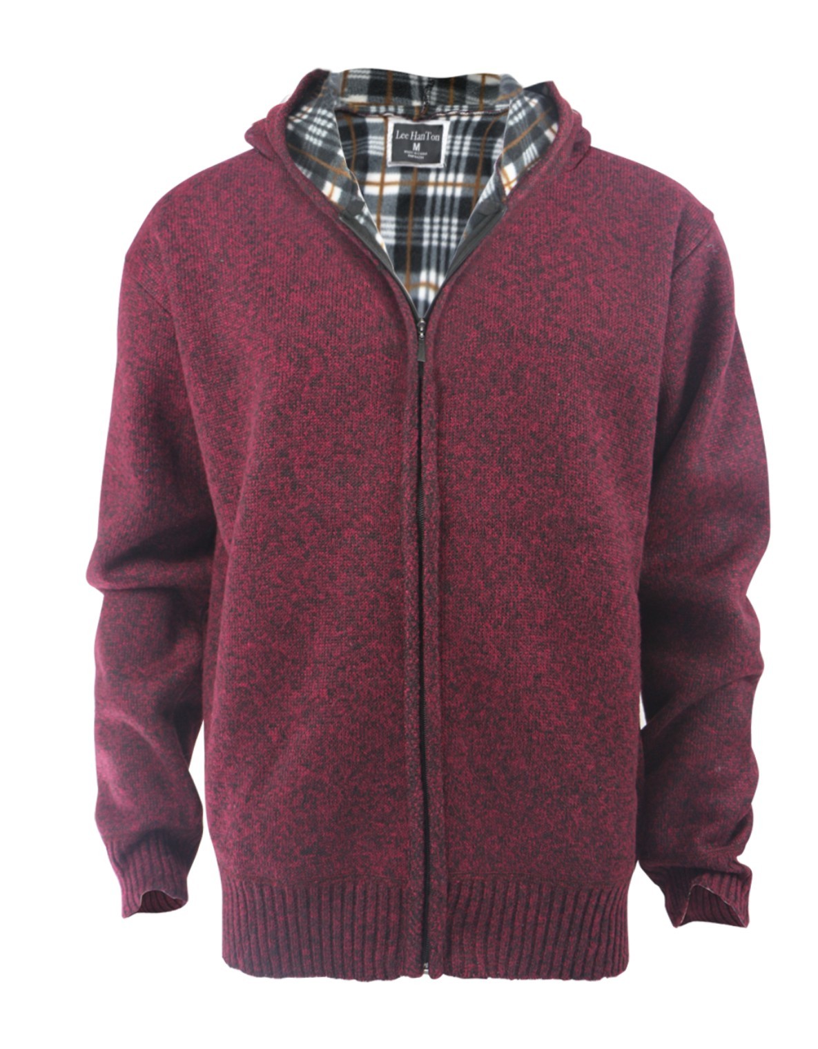 Wholesale Mens Full Zip Heavy Sweater - Bonded Plain Lining (SKU ...