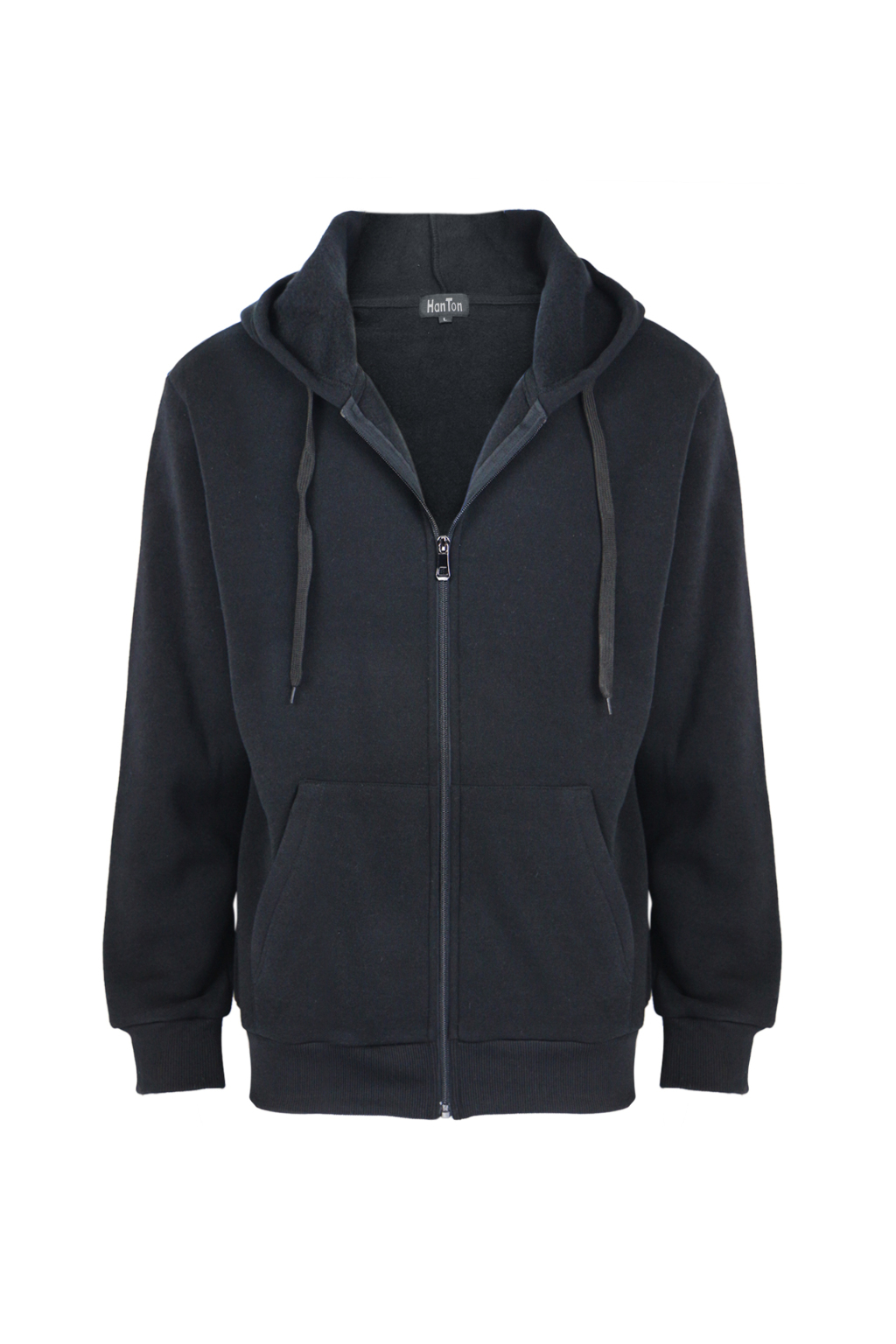 Wholesale Mens Black Jacket With Zipper-Black-XL (SKU 2323244) DollarDays