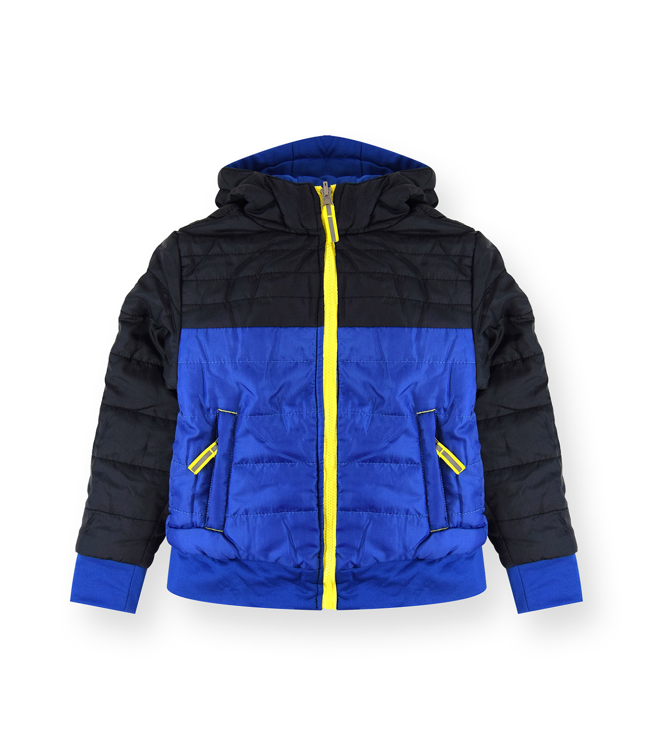 Wholesale Kids' Space Jackets - 4-10, Blue/Black, Hooded