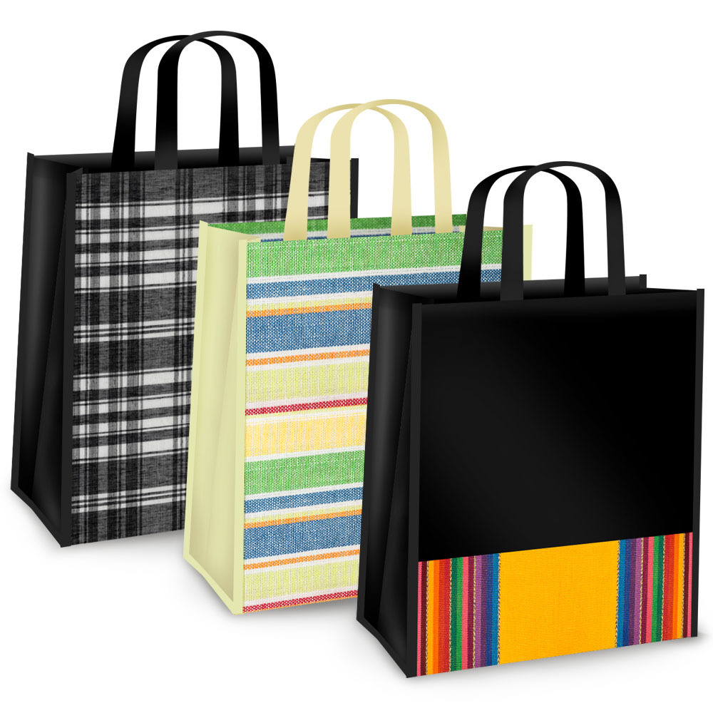 Wholesale Reusable Shopping Bags - Patterned, Assorted, 15