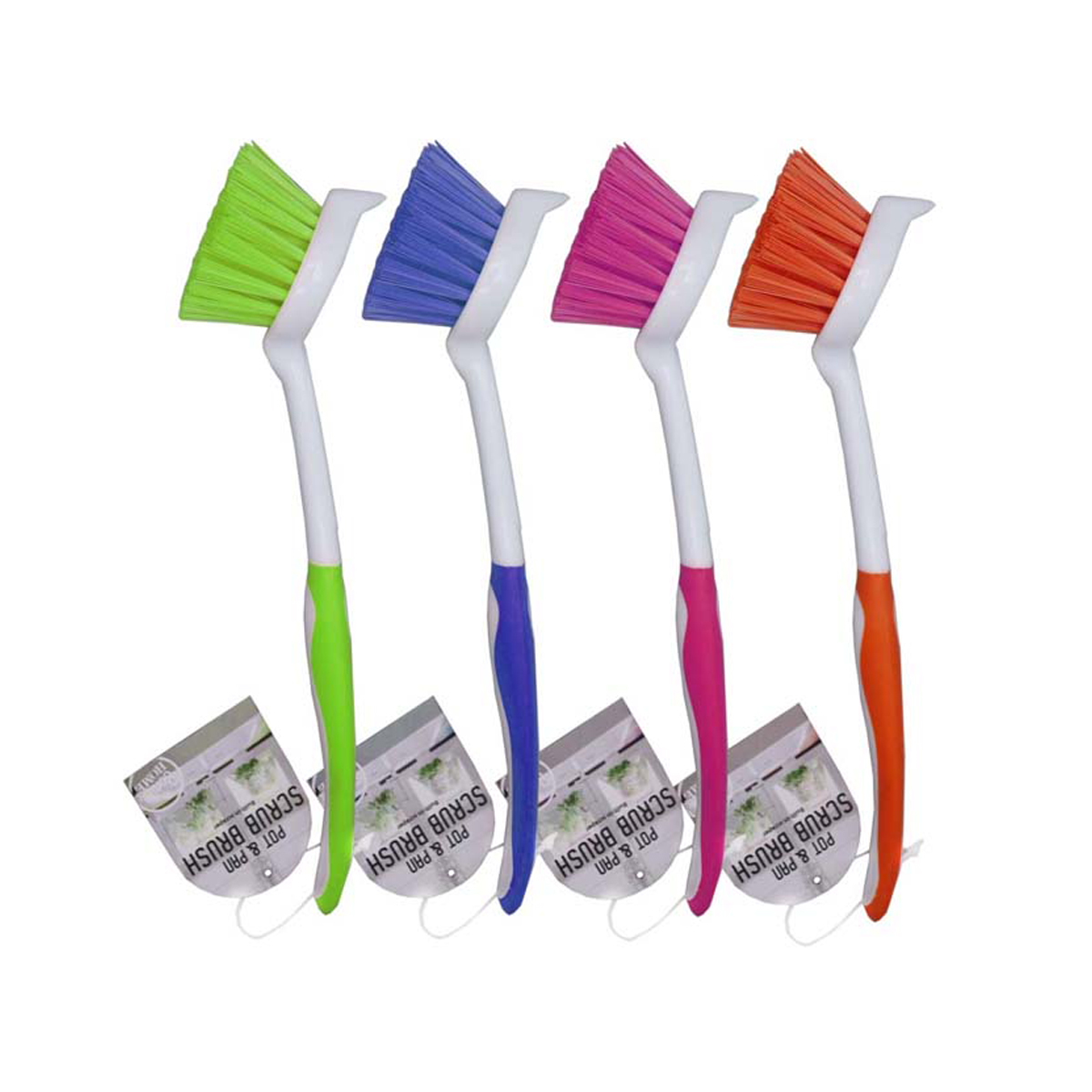 Wholesale Pots Pan Scrub Brush - 4 Colors | DollarDays