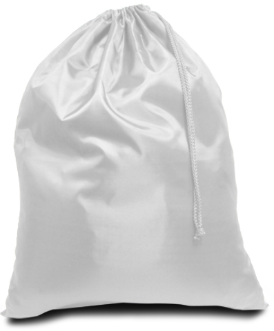 Wholesale Drawstring Laundry Bag-White(96x$4.39)