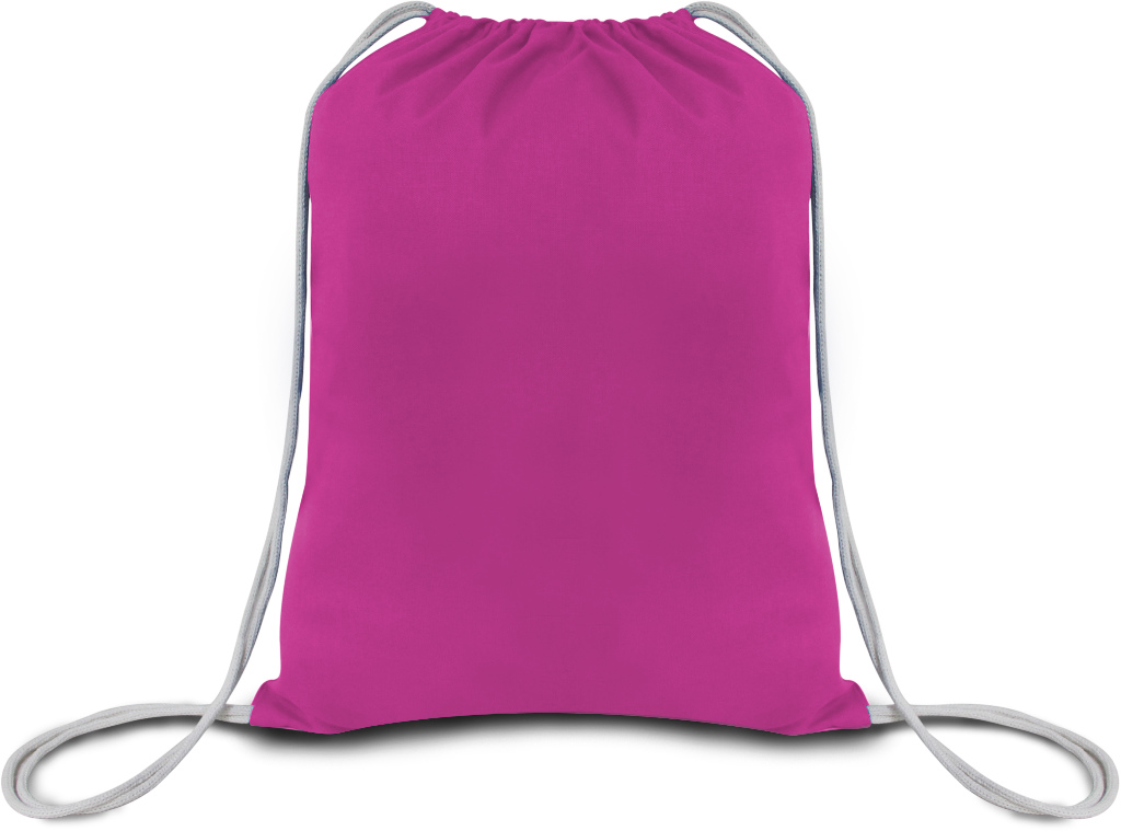 Wholesale Hot Pink 14" x 18" Cotton Canvas Tote(216x$1.91)
