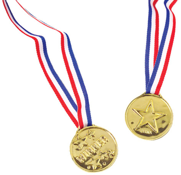 Wholesale Winner Medals(384x$0.13)