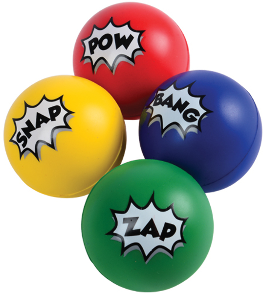 Wholesale Superhero Stress Balls(72x$0.82)