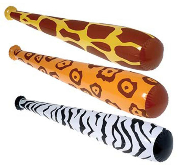 Wholesale Inflatable Animal Print Bats(48x$0.98)