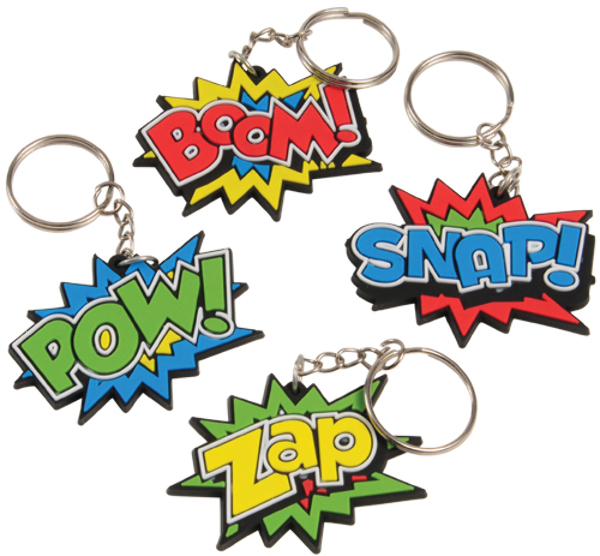 Wholesale Superhero Keychains(132x$0.36)