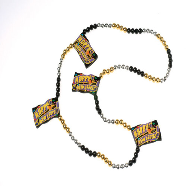Wholesale Happy New Year Flag Necklaces(48x$0.99)