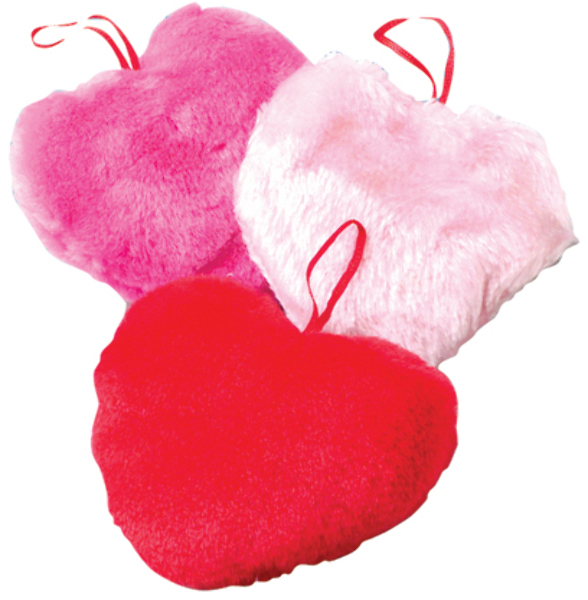 Wholesale Plush Valentine's Day Hearts(96x$0.49)
